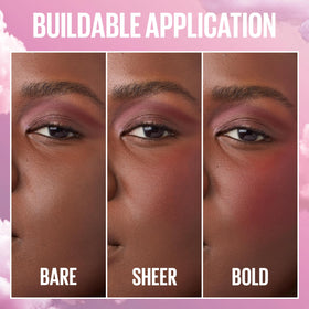 MAYBELLINE Cloudtopia Blush Mousse application on cheeks