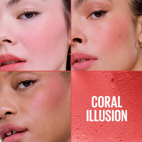 MAYBELLINE Cloudtopia Blush Mousse Coral Illusion texture close-up