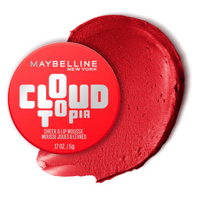 MAYBELLINE Cloudtopia Blush Mousse Divine Crimson front view