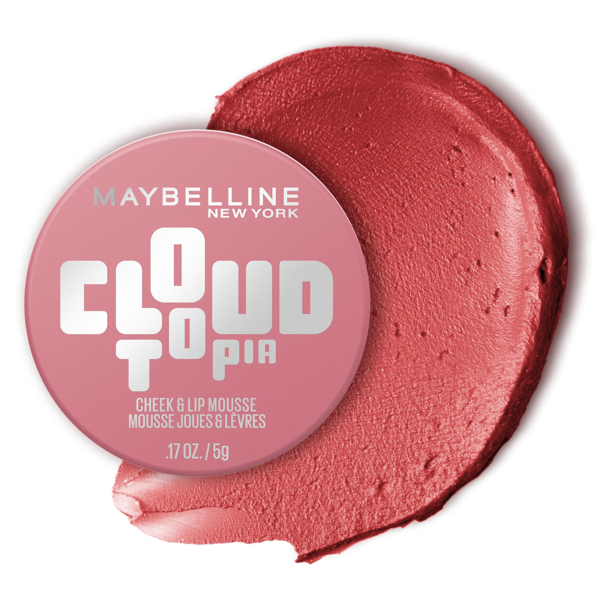 MAYBELLINE Cloudtopia Blush Mousse Enchanted Mauve front view