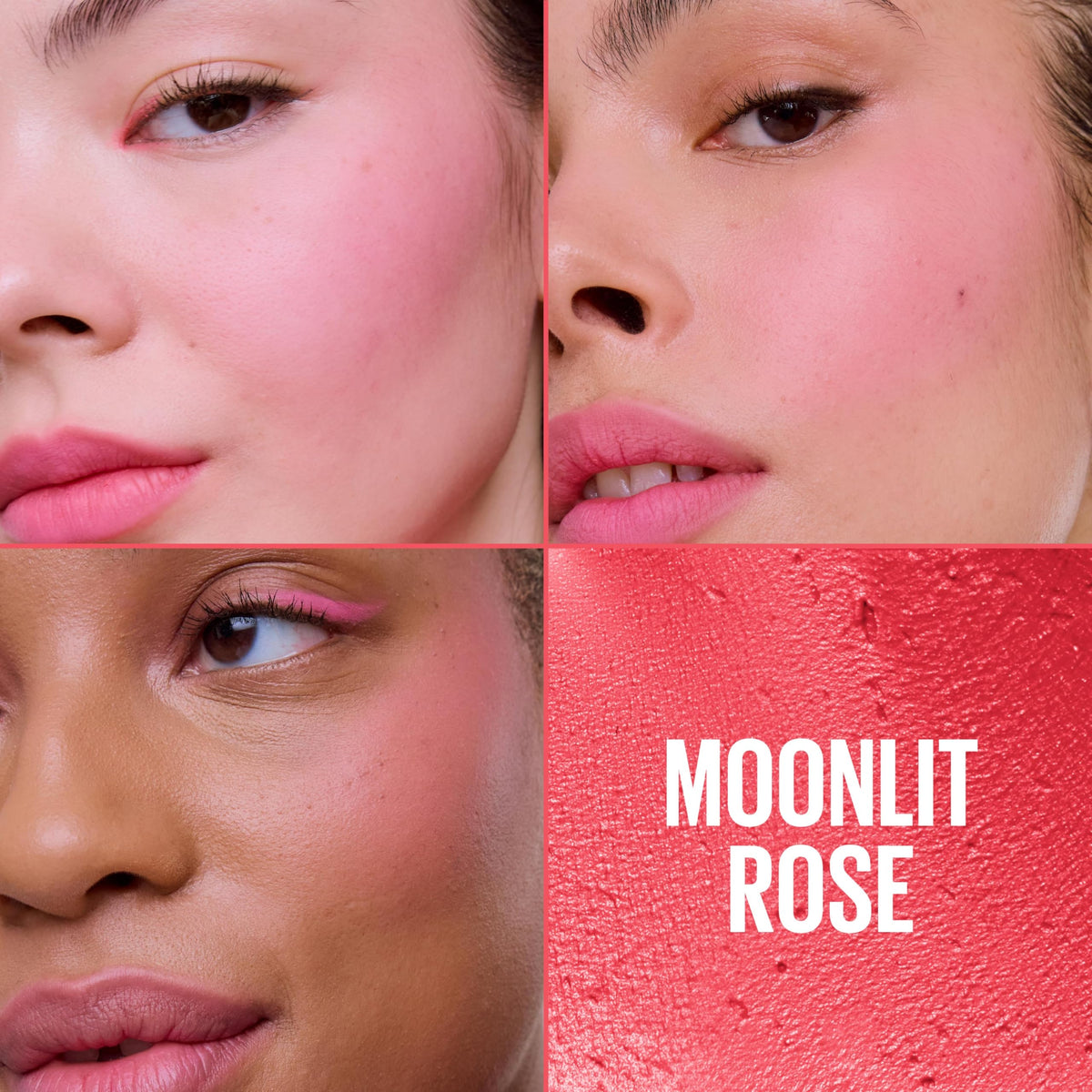 MAYBELLINE Cloudtopia Blush Mousse Moonlit Rose texture close-up