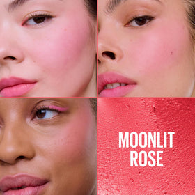 MAYBELLINE Cloudtopia Blush Mousse Moonlit Rose texture close-up
