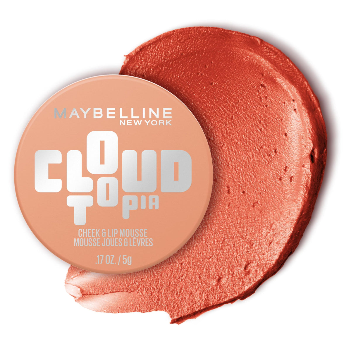 MAYBELLINE Cloudtopia Blush Mousse Solar Serenity front view