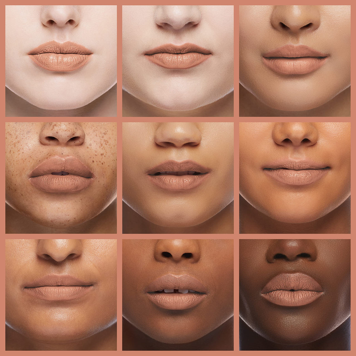 MAYBELLINE Color Sensational Inti-Matte Nudes Lipstick, Purely Nude swatch on skin