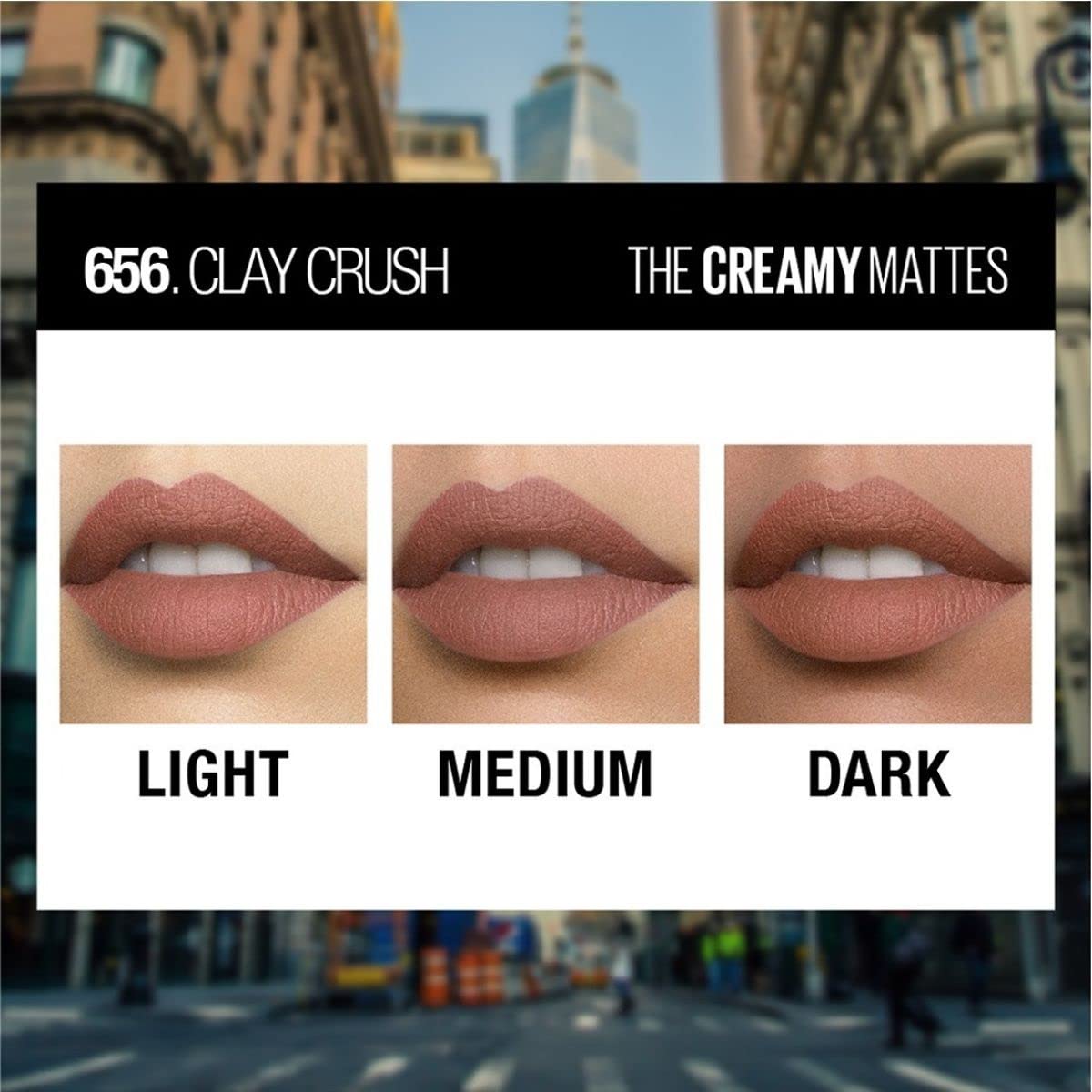 MAYBELLINE Color Sensational Lipstick Clay Crush in natural light