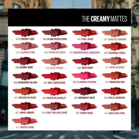 MAYBELLINE Color Sensational Lipstick Clay Crush with other lip products