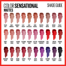MAYBELLINE Color Sensational Lipstick packaging display