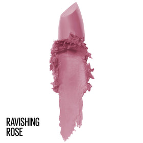 MAYBELLINE Color Sensational Lipstick Ravishing Rose swatch on skin