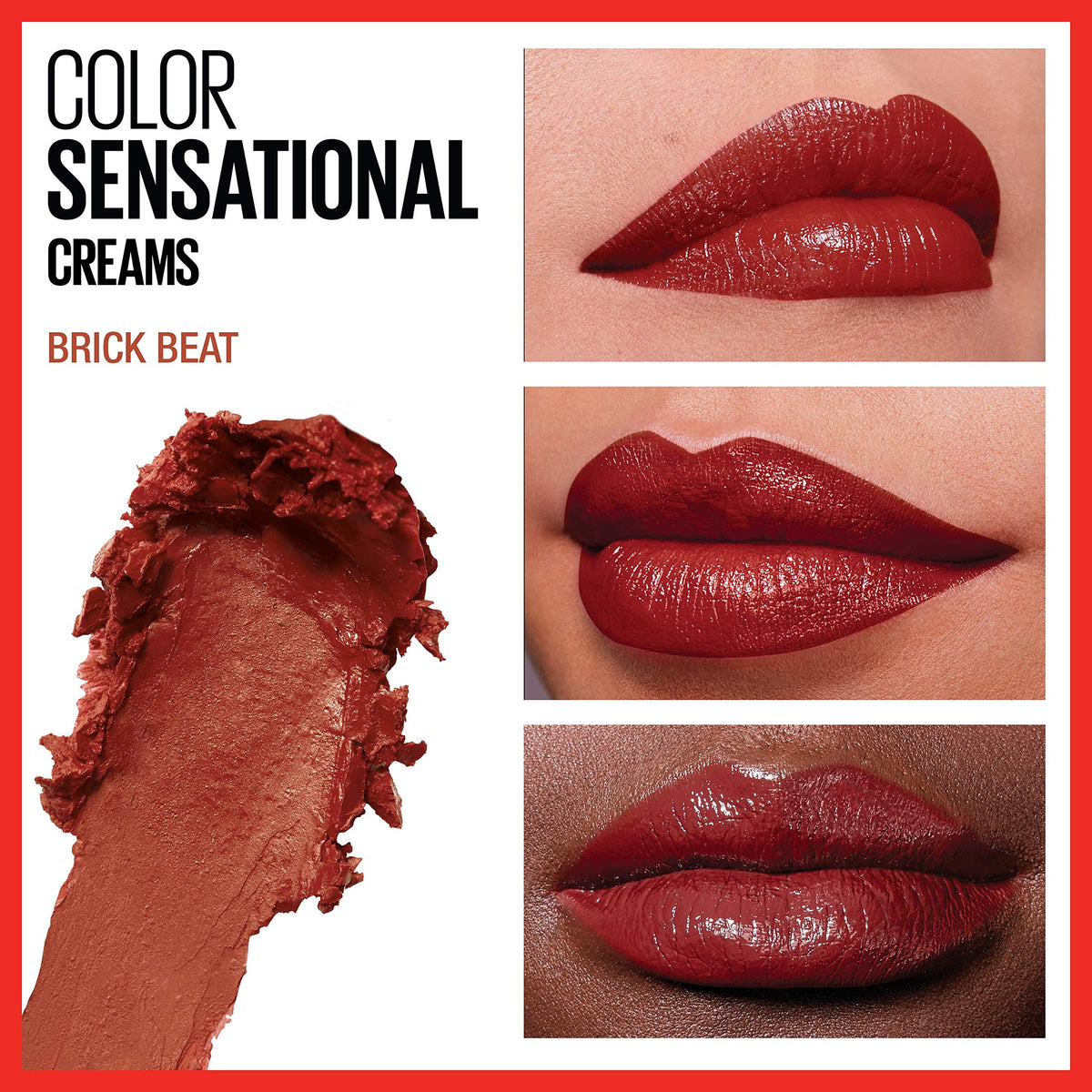 MAYBELLINE Color Sensational Lipstick with packaging