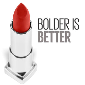 MAYBELLINE Color Sensational Matte Lipstick Orange Danger side view