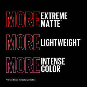 MAYBELLINE Color Sensational Ultimatte Matte Lipstick in a makeup setup