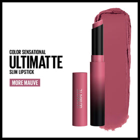 MAYBELLINE Color Sensational Ultimatte Matte Lipstick swatch on skin