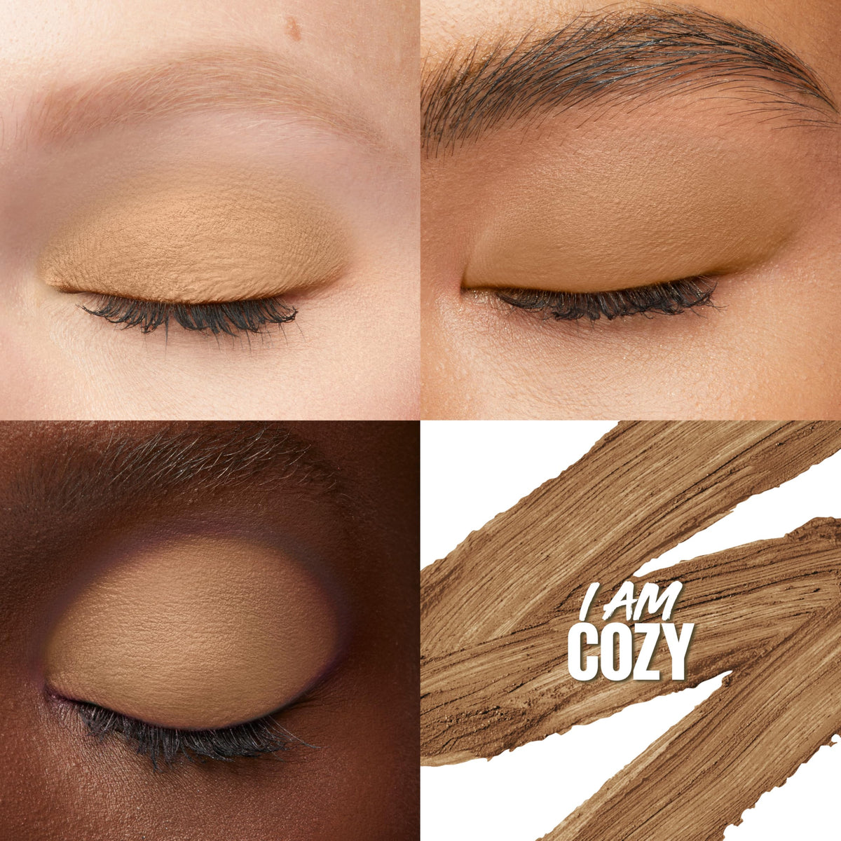 MAYBELLINE Color Tattoo Eye Shadow Stix I Am Cozy swatch on skin