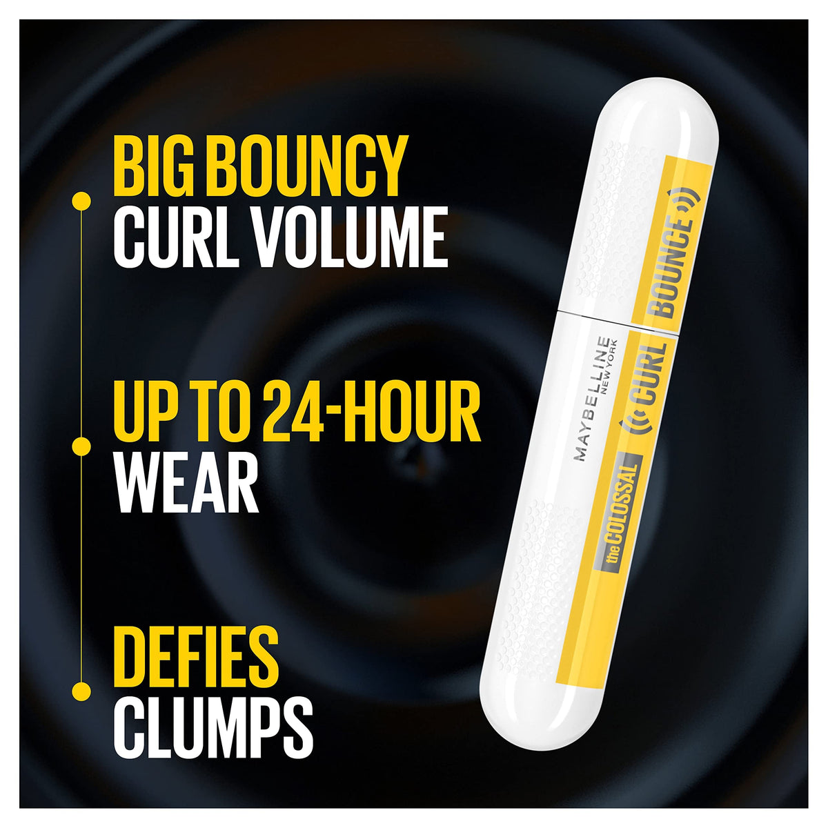 MAYBELLINE Colossal Curl Bounce Mascara brush close-up