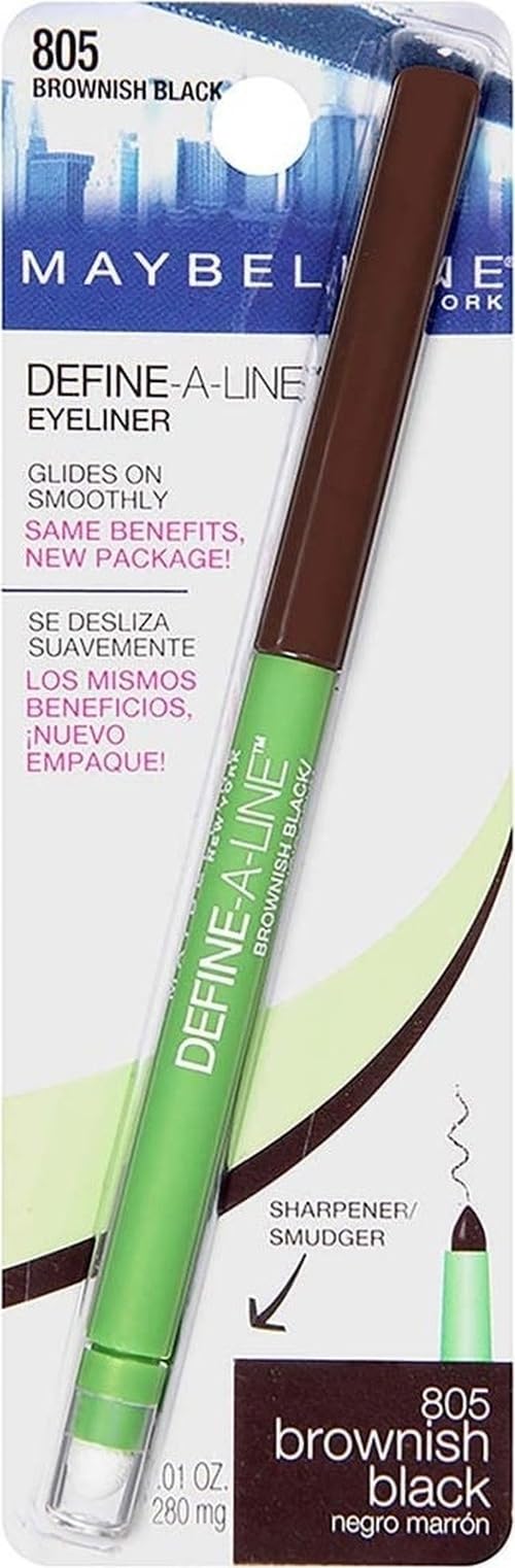 MAYBELLINE Define-A-Line Eyeliner Brownish Black front view