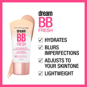 MAYBELLINE Dream Fresh BB Cream application on face