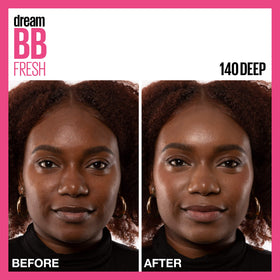 MAYBELLINE Dream Fresh BB Cream Deep shade swatch
