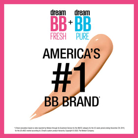 MAYBELLINE Dream Fresh BB Cream Deep shade texture on skin