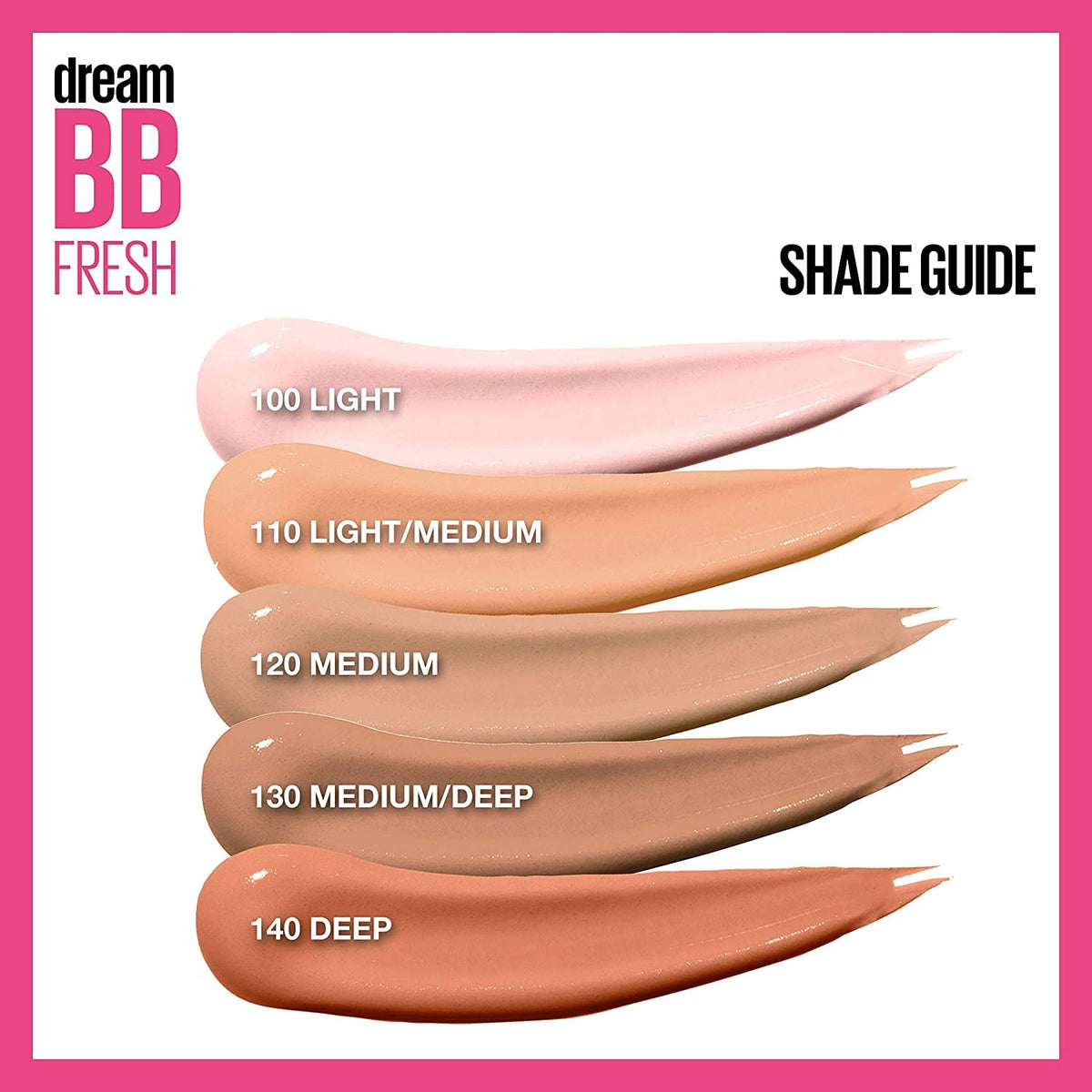 MAYBELLINE Dream Fresh BB Cream swatch on hand