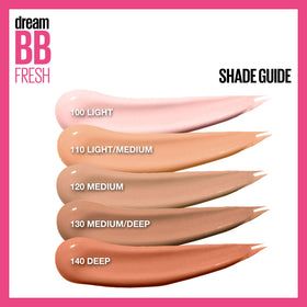 MAYBELLINE Dream Fresh BB Cream with makeup remover