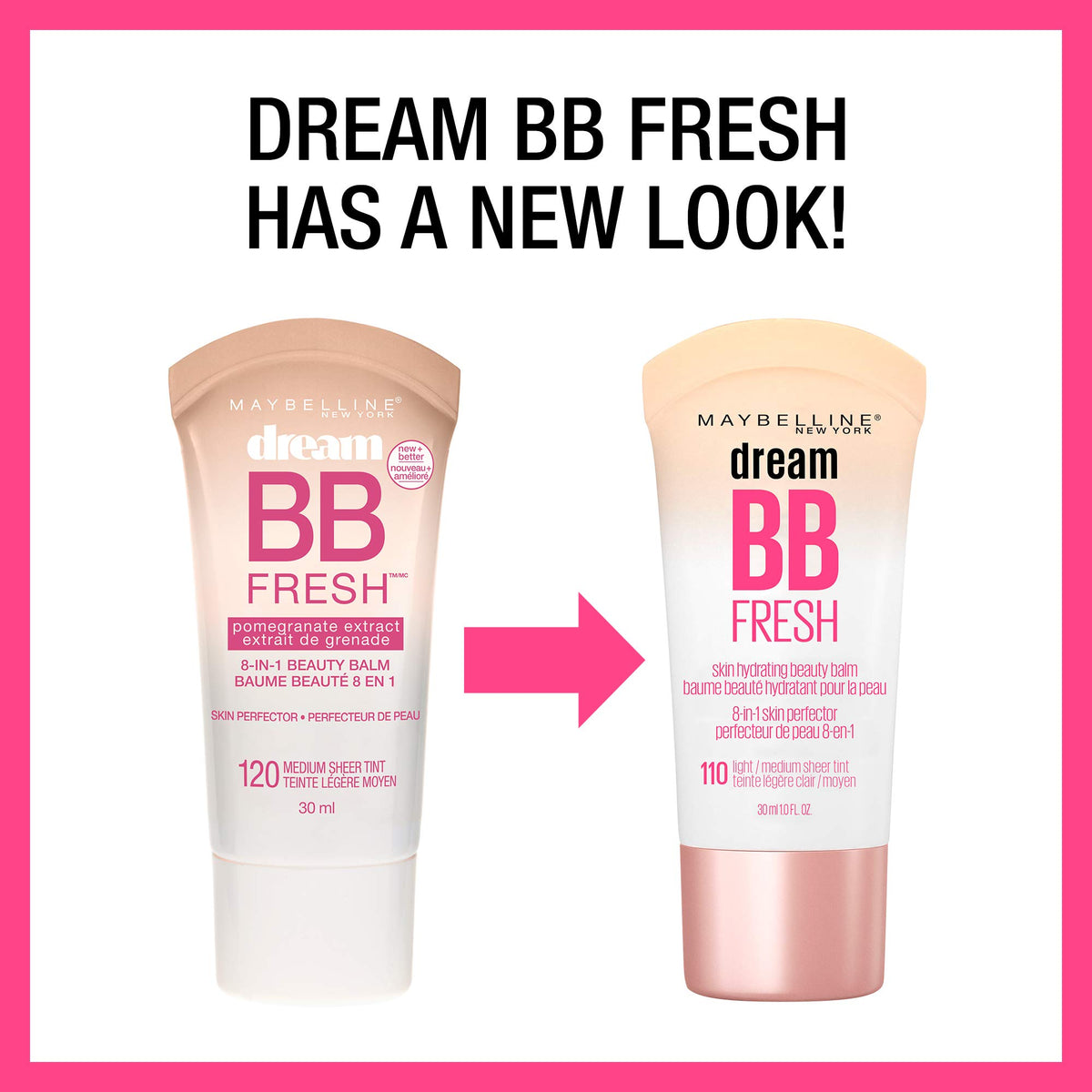 MAYBELLINE Dream Fresh BB Cream with other Maybelline products