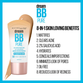 MAYBELLINE Dream Pure BB Cream swatch on a hand