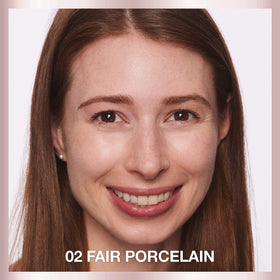 MAYBELLINE Dream Radiant Liquid Foundation Fair Porcelain texture on skin