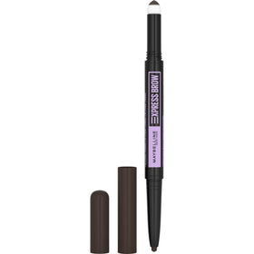 MAYBELLINE Express Brow 2-in-1 Pencil and Powder, Black Brown front view