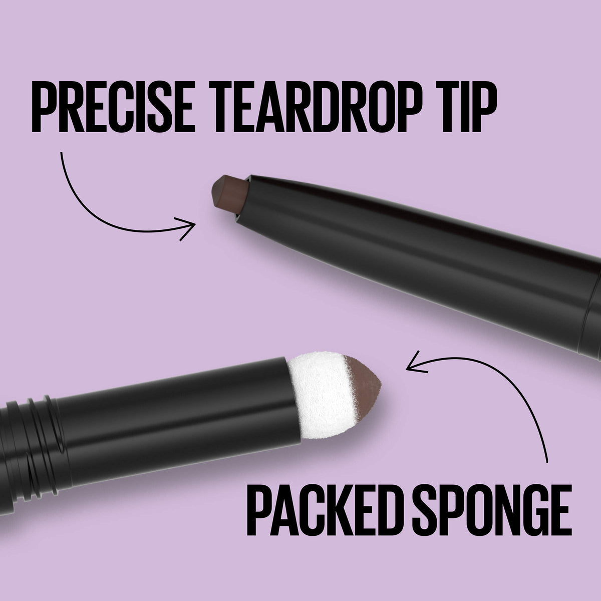 MAYBELLINE Express Brow 2-in-1 Pencil and Powder in use on a model