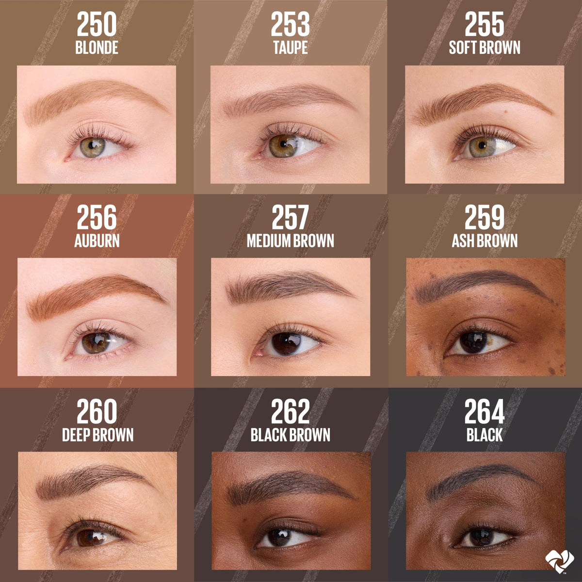 MAYBELLINE Express Brow Ultra Slim Pencil applied on brows