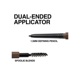 MAYBELLINE Express Brow Ultra Slim Pencil Deep Brown packaging