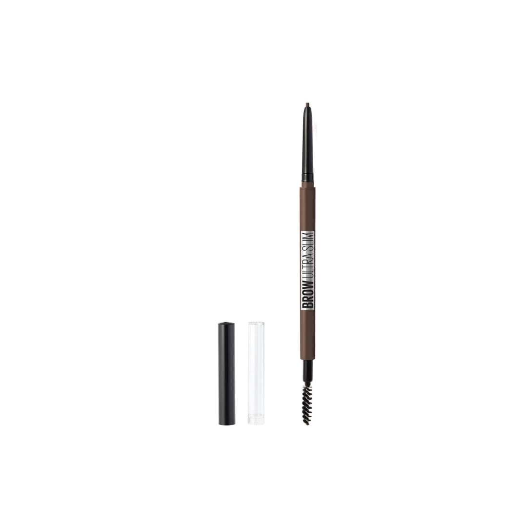 MAYBELLINE Express Brow Ultra Slim Pencil Deep Brown precision tip close-up