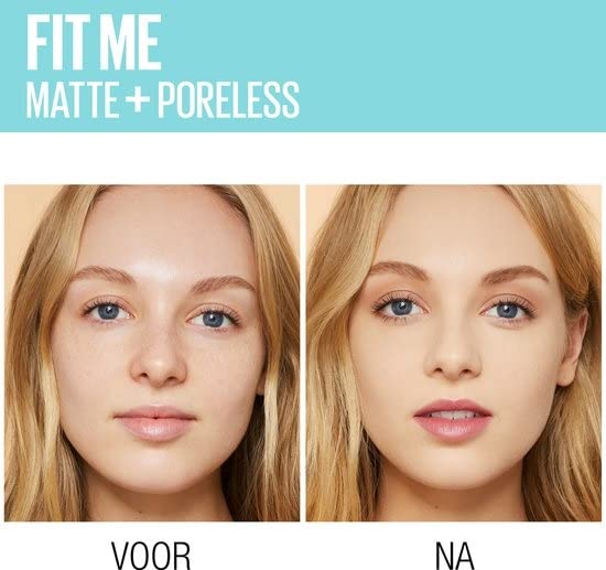 MAYBELLINE Fit Me Foundation 30ml application with makeup sponge