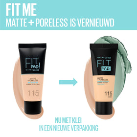 MAYBELLINE Fit Me Foundation bottle side view