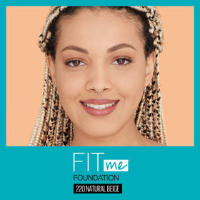 MAYBELLINE Fit Me foundation swatch on skin