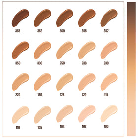 MAYBELLINE Fit Me Matte & Poreless Foundation 104 Soft Ivory swatch on skin