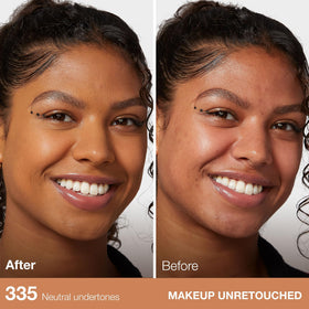 MAYBELLINE Fit Me Matte + Poreless Foundation Classic Tan texture on skin