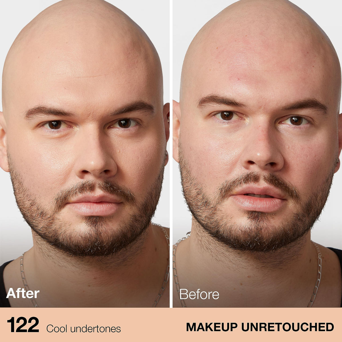 MAYBELLINE Fit Me Matte + Poreless Foundation Creamy Beige with applicator