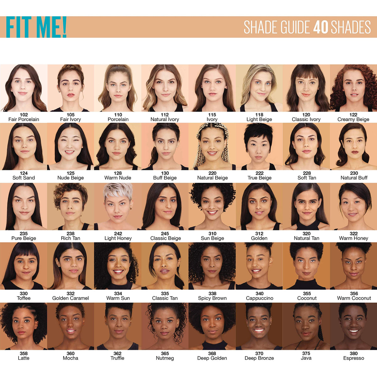 MAYBELLINE Fit Me Matte + Poreless Foundation in natural lighting