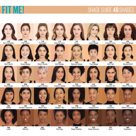 MAYBELLINE Fit Me Matte + Poreless Foundation in natural lighting
