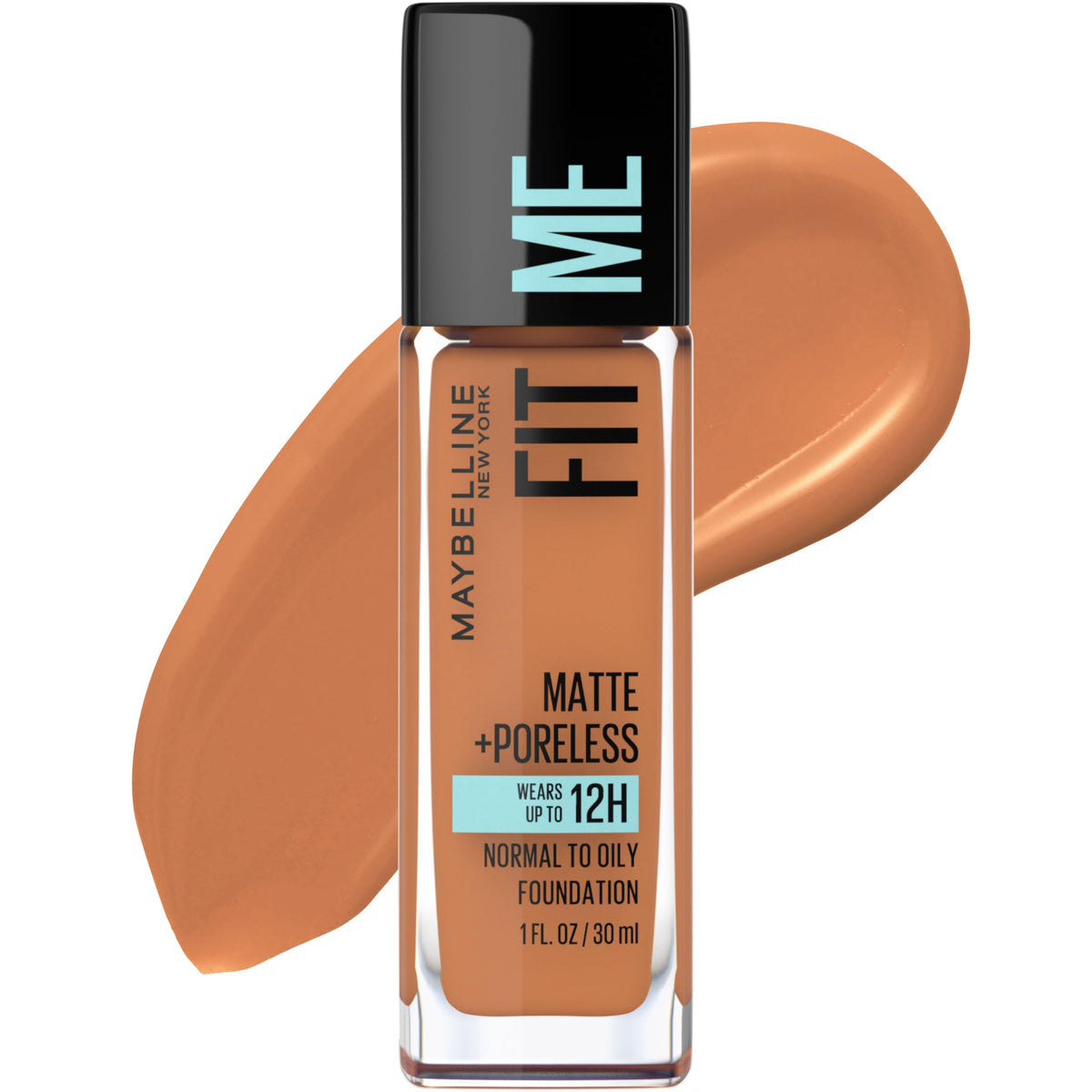 MAYBELLINE Fit Me Matte + Poreless Foundation in Spicy Brown front view