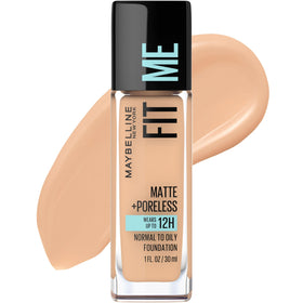 MAYBELLINE Fit Me Matte + Poreless Foundation in True Beige front view