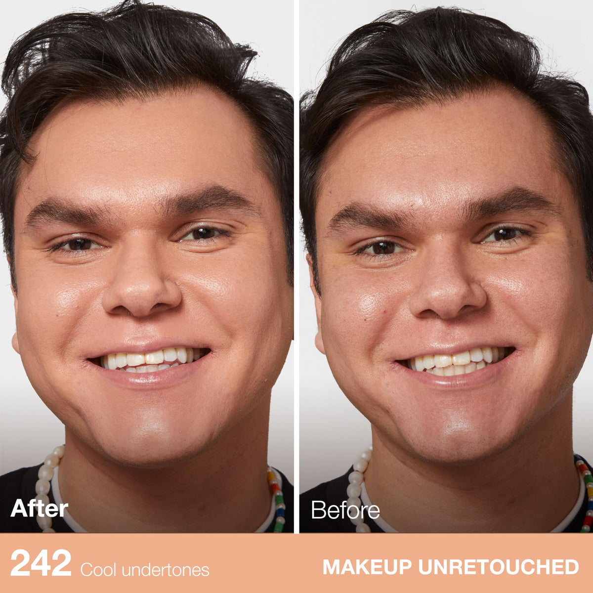 MAYBELLINE Fit Me Matte + Poreless Foundation Light Honey texture swatch