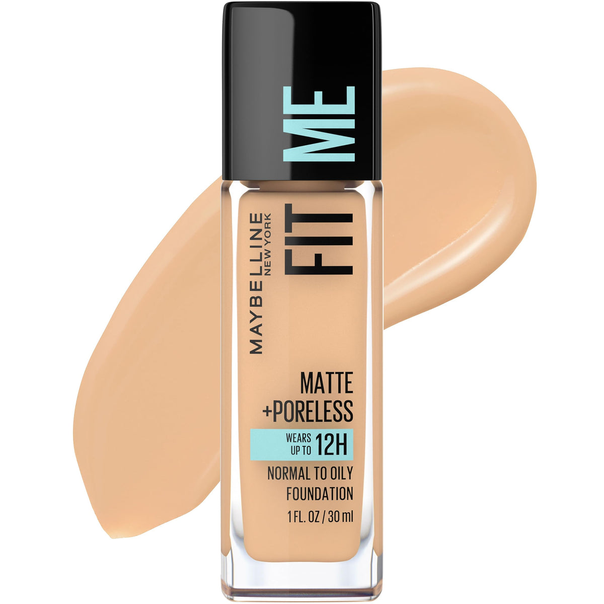 MAYBELLINE Fit Me Matte + Poreless Foundation Natural Beige front view