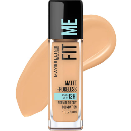 MAYBELLINE Fit Me Matte + Poreless Foundation Natural Buff front view