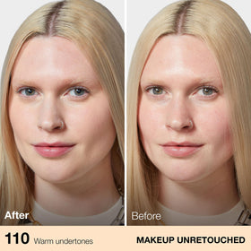 MAYBELLINE Fit Me Matte + Poreless Foundation Porcelain on a makeup table