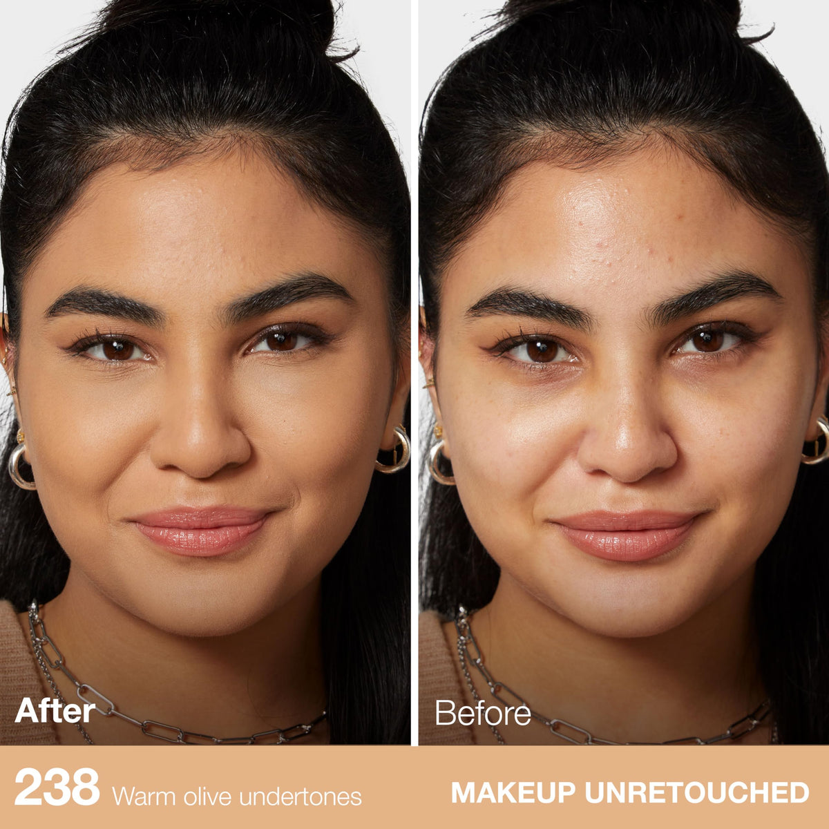 MAYBELLINE Fit Me Matte + Poreless Foundation Rich Tan bottle side view