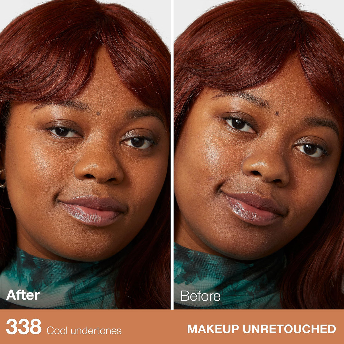 MAYBELLINE Fit Me Matte + Poreless Foundation swatch on skin