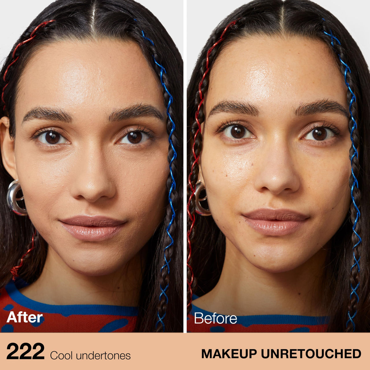 MAYBELLINE Fit Me Matte + Poreless Foundation texture on skin