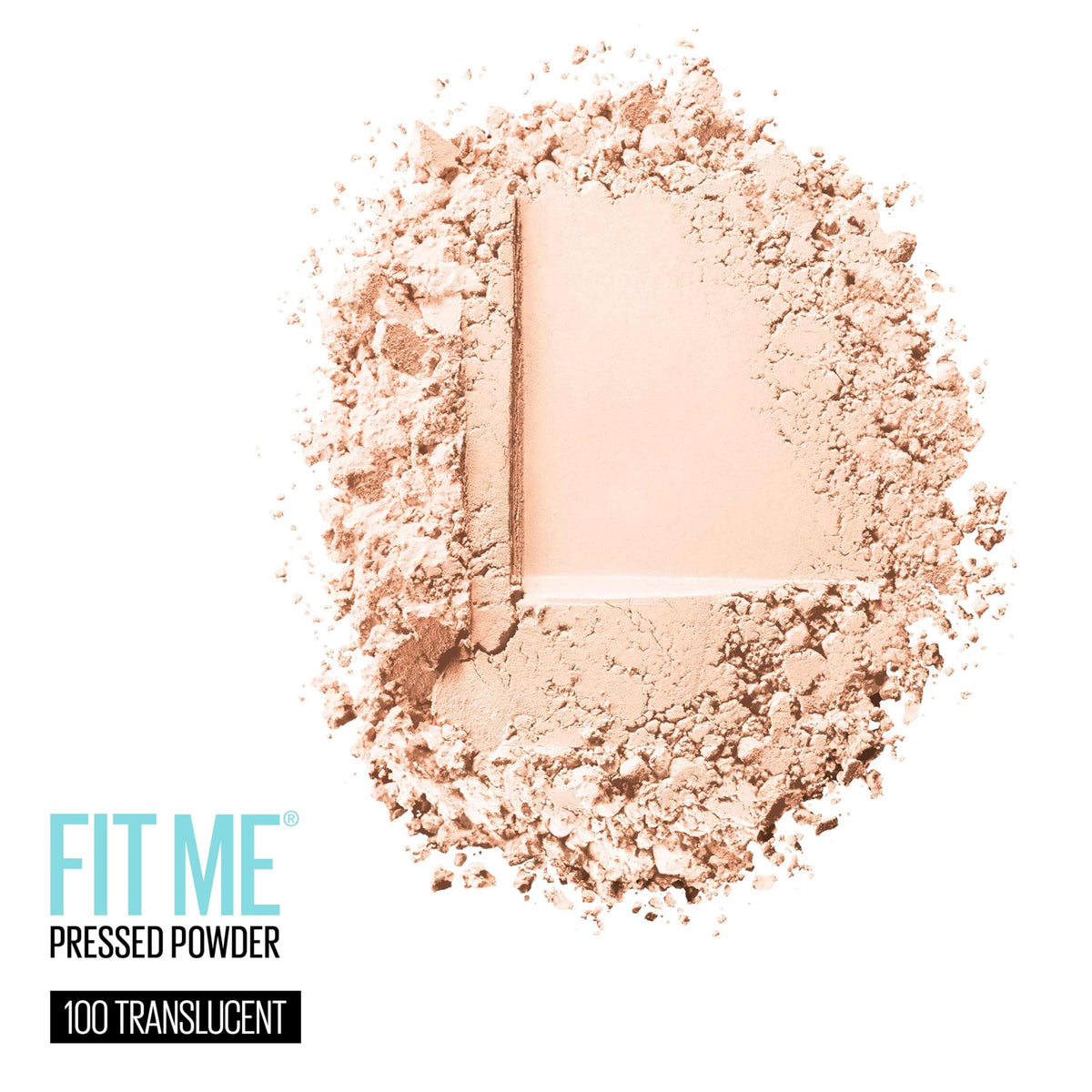 MAYBELLINE Fit Me Matte + Poreless Powder back view with ingredients